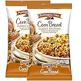 Pepperidge Farm Corn Bread Classic Stuffing Pack of 2, 14 Oz Bag | Toasted Corn Bread Blended With Select Seasonings | Turkey Poultry Casserole | Holiday Thanksgiving Christmas Dinner