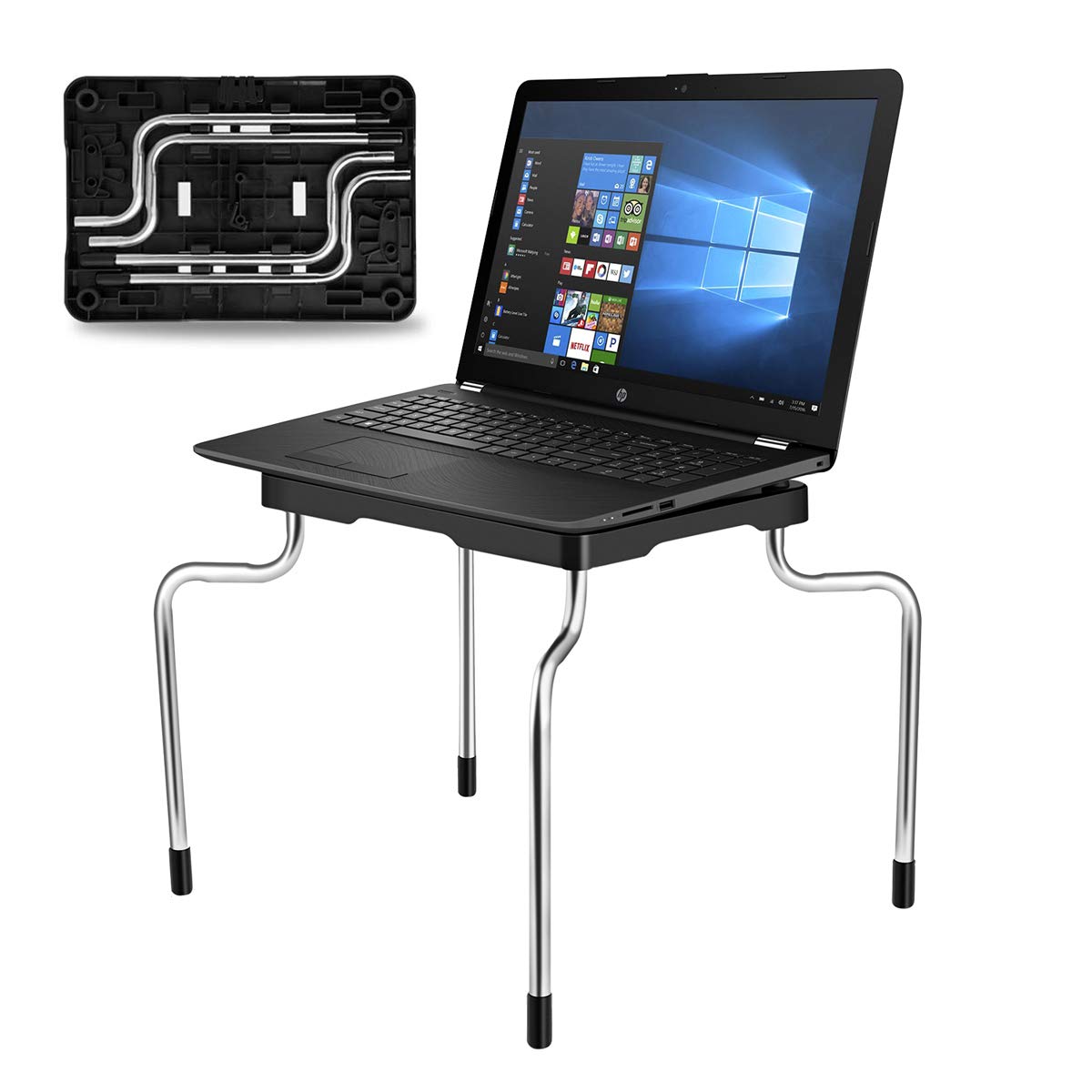 Best portable laptop desk with rubber legs