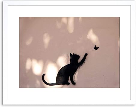 Photo Chat Papillon Silhouette Graffiti Encadree F97 X 2905 White 9 X 7 Inc 23 X 18 Cm Amazon Ca Maison Et Cuisine Photo Chat Papillon Silhouette Graffiti Encadree F97 X 2905 White 9 X 7 Inc 23 X 18 Cm Amazon Ca Maison Et Cuisine