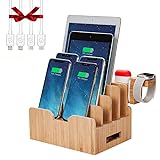 Bamboo Charging Station for Multiple