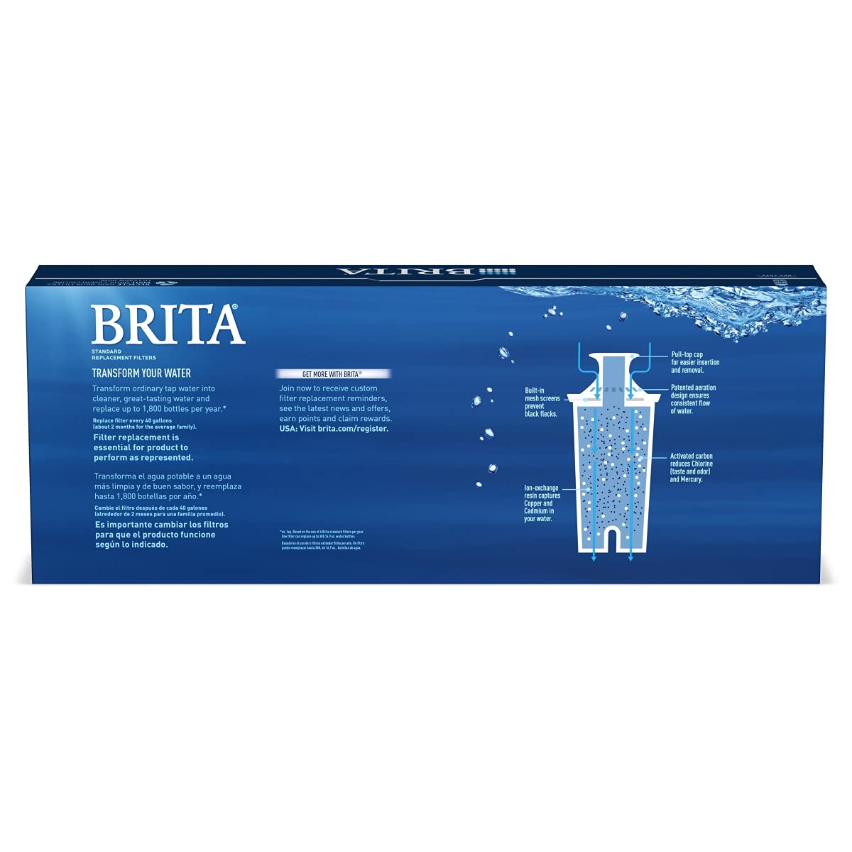 Britaピッチャー専用 交換用フィルター 6ct 35557 [並行輸入品]