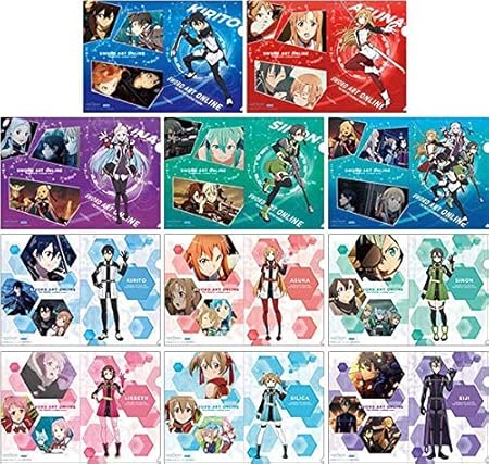 Amazon ソードアートオンライン セガ クリアファイル 全11種 アニメ 萌えグッズ 通販