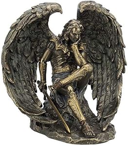 VERONESE 6.5 Inch Lucifer Fallen Angel Statue Satan Evil Devil Decor Figurine Diablo