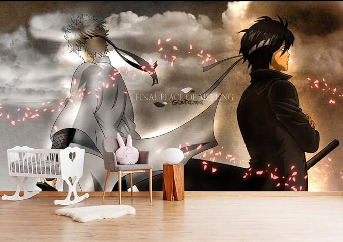 Fondos de pantalla 3D Papel tapiz Anime Mural Pintura Dormitorio Pared