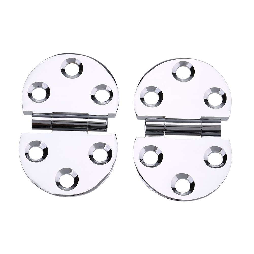 2Pcs Folding Rotating 180 Degree Copper Mini Hinges Home Furniture Hardware Hinge for Folding Tabletop Sewing Machine Table