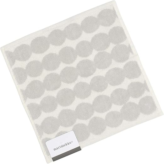 Amazon マリメッコ Marimekko ラシィマット ミニタオル 30 30cm ホワイト ライトグレー Rasymatto 195 並行輸入品 ハンドタオル ホーム キッチン オンライン通販