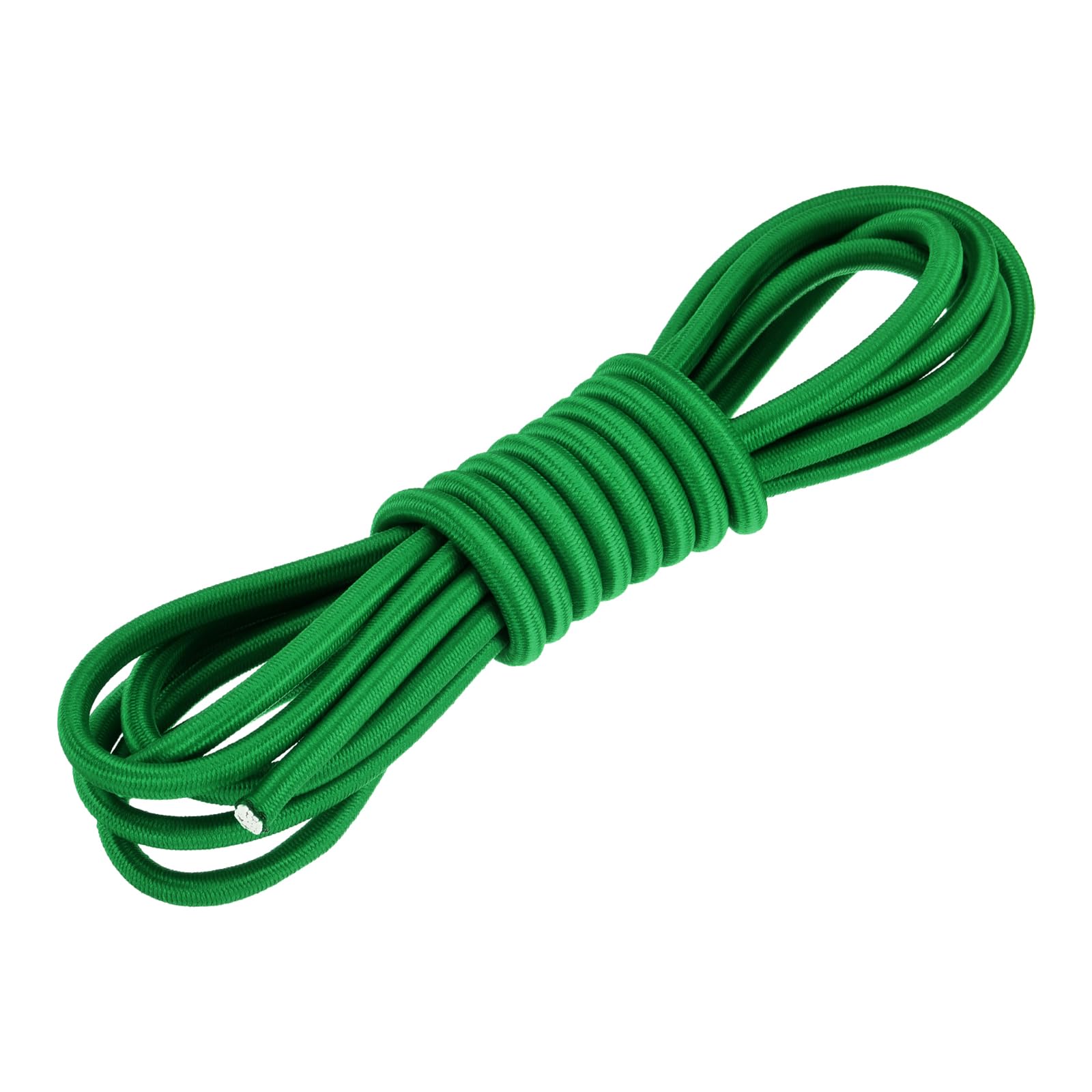 DMiotech 6mm Shock Cord, 3 M Green Bungee Cord Tent Pole Shock Cord Round Elastic Kayak Rope Stretch String Marine Grade Heavy Polyester for DIY Projects Tie Downs