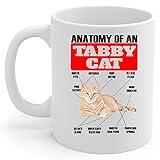 Lovesout Funny Ginger Tabby Cat Anatomy Chart
