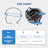 Lyefancy Kids Bike Helmet Toddler Adjustable for Cycling Scooter Skating Blue S view 6