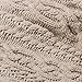 Battilo Light Grey Throw Blanket for Couch, Woven Chenille Knit Throw Blanket Versatile for Chair, 51 x 67 Inch Super Soft Warm Decorative Blanket for Bed, Sofa and Living Room