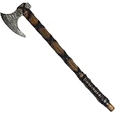 LarpGears Halloween Realistic Foam Viking Fake Axe Toy Great for LARP 25'' Length