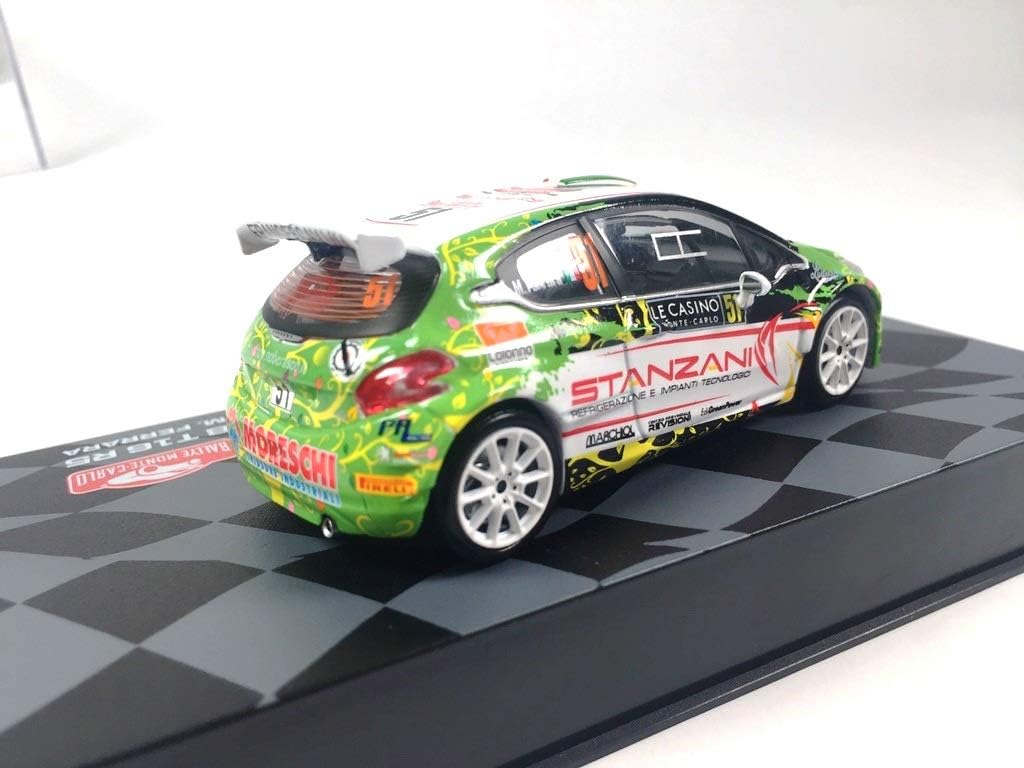OPO 10 - Car 1/43 Peugeot 208 T16 R5 Rallye Monte-Carlo 2016 Villa (BR39), Blue, Medium - Image 4