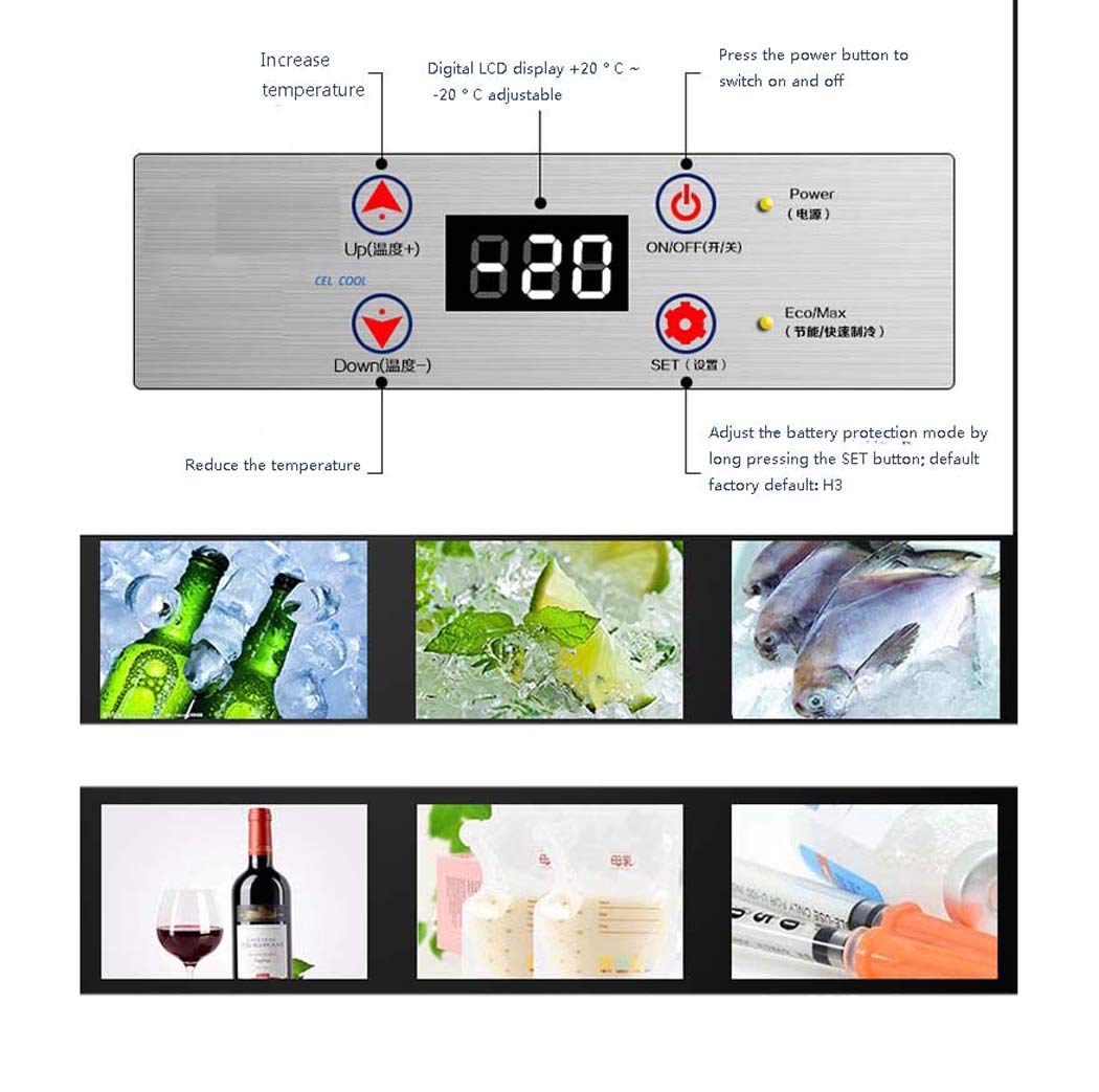 DSHBB Nevera de Coche Mini, Mini Nevera, Nevera de Coche Nevera de ...