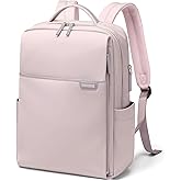 GOLF QUALITY Laptop Backpack for Women, Work Business Traval Computer Backpacks with Laptop Compartment Waterproof Casual Daypack for Travel College,16Inch,Pinkish Grey