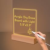 Gifts for Women Men Girls-Personalized DIY Night Light Message Board with Erasable Pen,Room/Home/Office D&eacute;cor,Best Gift for Mother's Day/Father'sday/Birthday/Wedding/Anniversary