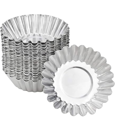 12-Pack Tart Mold Cupcake Cake Muffin Mold Tin Pan... – Grandado