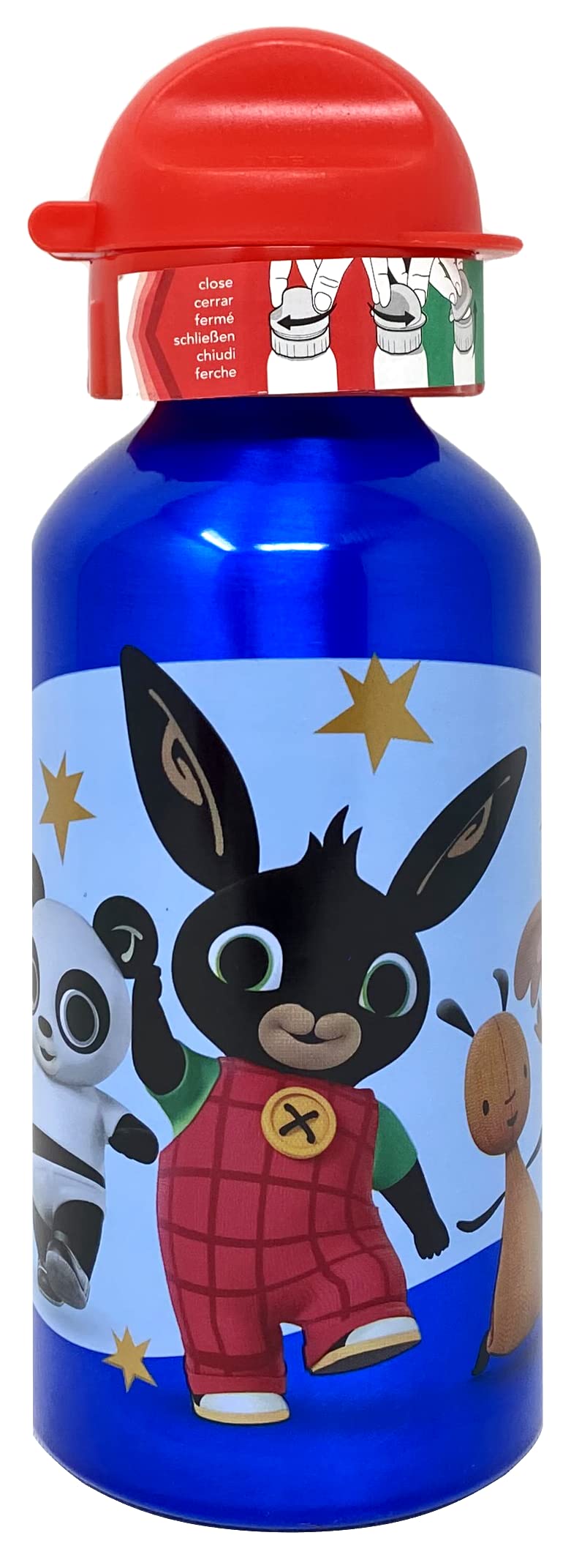 Bing Aluminium Water Bottle, Drinks Bottle with Spout and Lid 500 ML - ST10539