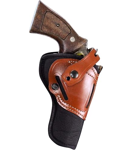 Pusat Holster Colt Trooper MK III Revolver Leather Belt Holster 4 Inch