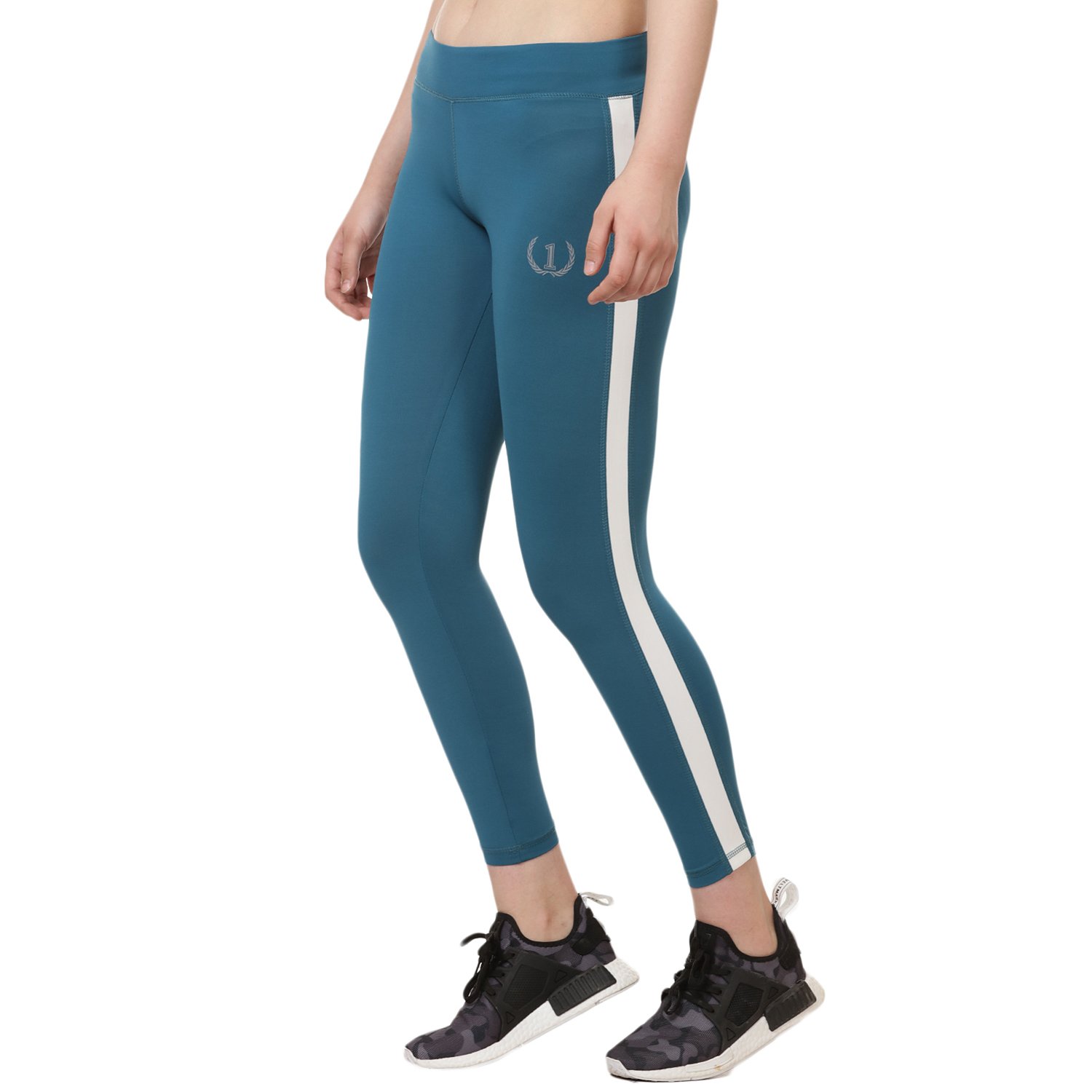 onesport womens sports black tights-onsp54tel