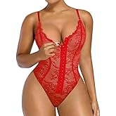 SHAPELLX Lace Bodysuit for Women Tummy Control Shapewear Backless Body Suits One Piece Body Shaper Thongs