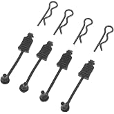 ARRMA Body Clip Retainer 1/8 Scale Black (4), ARAC3447