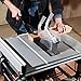 TACKLIFE Table Saw 10-inch, 15AMP, 4800RPM Saw with 45° Bevel Cutting, 40 X 20-inch Max Extendable Work Table, Double Metal Tube Base - PTSG1A