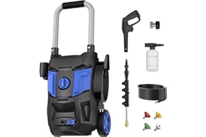 DGIVOVO Electric Pressure Washer - Power Washer 4200 PSI Max 3.0GPM 35ft Power Cord 20ft Pressure Hose,High Pressure Washer Powered Car Cleaning for Garden Garage