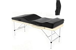 Citybay Lash Bed Topper, Ergonomic Curvy Massage Table Foam Topper