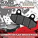 KMG 1999-2000 Honda CBR 600 F4 Front + Rear Non-Metallic Organic NAO Brake Pads Set