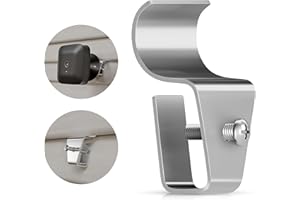 GOABROA 10 Pack Vinyl Siding Clips, No-Hole Outdoor Siding Hanger Camera Mount Clips for Blink, Ring, Arlo, Doorbell, Vinyl Siding Hooks for Hanging Lights, Decors