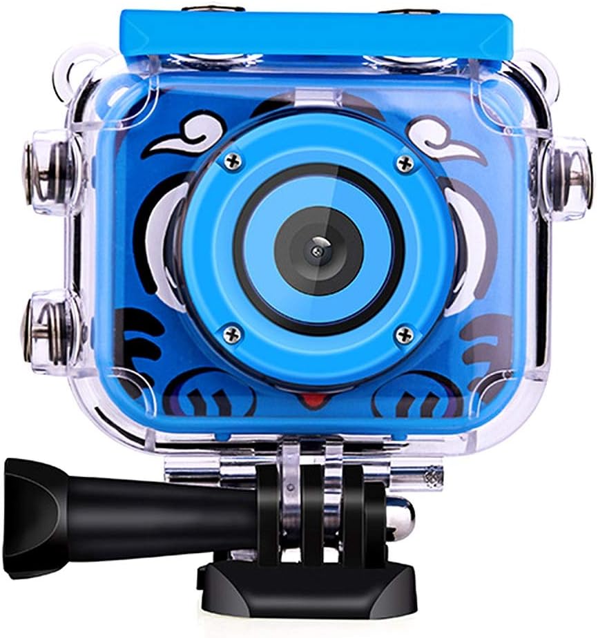 POSIVEEK Kids Camera,Kids Digital Camera 1080P HD Rechargeable Action Camcorder Underwater Video Camera Waterproof Camera Birthday Festival Toy Great Gift for Children Boys Girls with 2.0 LCD Screen