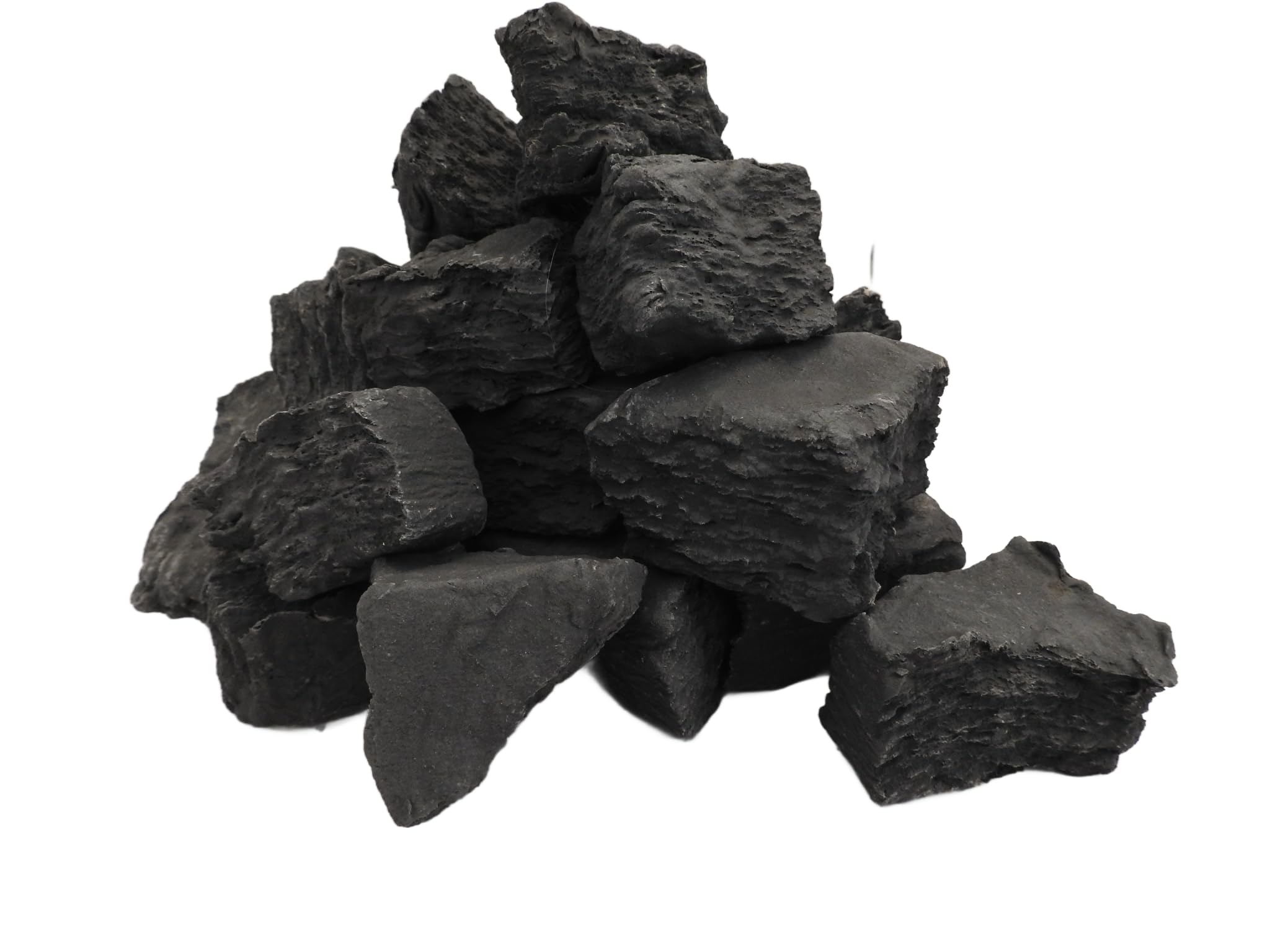 The Stove Wizard 30 Random Mixed Living Flame Gas Fire Ceramic Coals Replacement