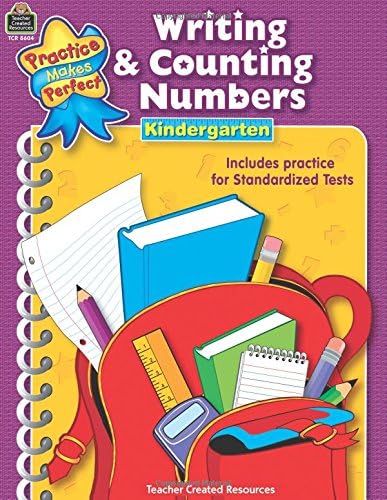 Writing & Counting Numbers: Grade K (Practice Makes Perfect)