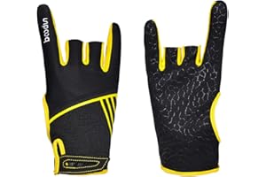MUMIAN Professional Anti-Skid Bowling Gloves Comfortable Bowling Accessories Semi-Finger Instruments Sports Gloves Mittens for Bowling