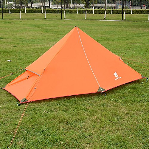 GEERTOP-1-person-3-season-20D-Ultralight-Backpacking-Tent-For-Camping-Hiking-Climbing-Pole-NOT-included-Orange-Inner-tent