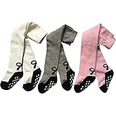 JELEUON Baby Girls Infant Toddler 3 Pack of Soft Stock Tights Warm Legging Pants