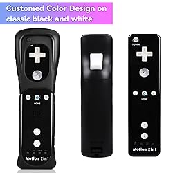 TechKen 2 Pack Wii Remote with Wii Motion Plus