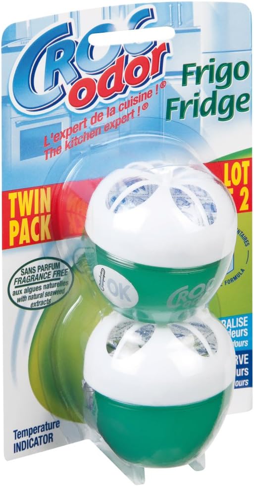 Fridge Deodoriser Croc Odor Twin Pack Freshner Amazon.co.uk Kitchen
