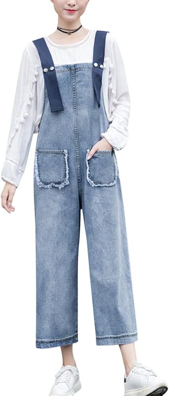 loose fitting women's overalls