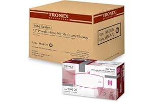500 Pack X Large Tronex Extra-Thick Chemo-Rated Powder-Free Nitrile Exam Gloves, Light Blue
