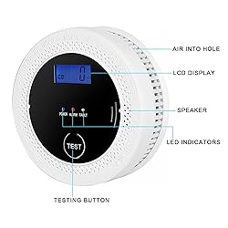 Smoke and Carbon Monoxide Detector Powered by