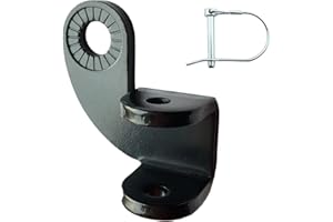 ODIER Steel Hitch for Burley Bike Trailer for Kids 12.2 MM Compatible with Burley Bee Bike Trailer and Old Models Work with Disc Brake