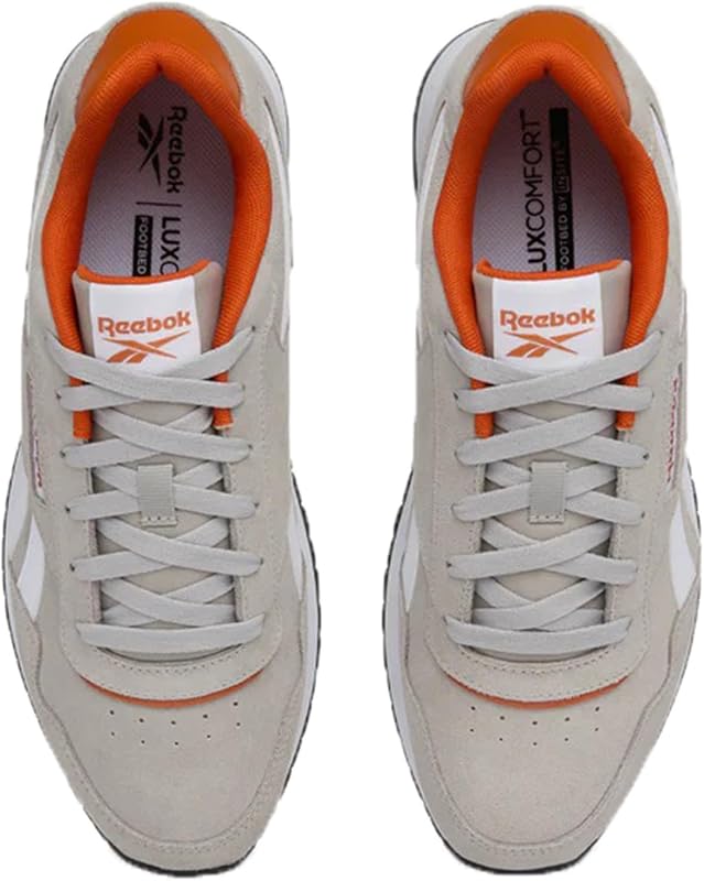 Glide, Baskets Unisexe-Adulte, Escapegrey Ftwrwhite Rustorange, 36 EU