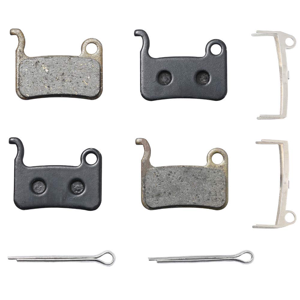 2 pair Bicycle Disc Brake Pads for Shimano Deore M535 M595 M596 Deore XT M765 M775 M776 XTR M965 M966 M975 LX M585 SLX M665 T665-Resin