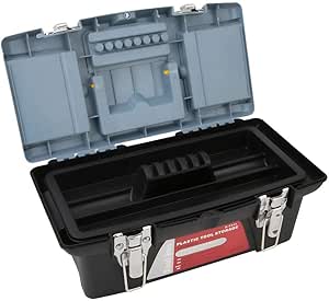 Caja de herramientas de plástico contenedor de herramientas herramienta de reparación
