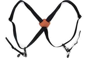 Aurosports Binocular Harness Strap, Adjustable and Deluxe Binoculars Harness for Hunting, Cross Binocular Straps Harness, Fits for Carrying Binocular, Cameras, Rangefinders