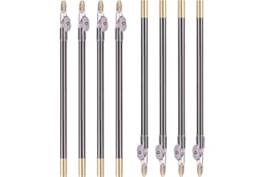 TOVINANNA 8Pcs Waterproof Sweat-Proof Eyebrow Pencils with Built-in Sharpener Natural Color Makeup for Definition and Easy Ap