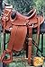 HILASON 16″ Western Horse Saddle Leather Wade Ranch Roping Mahoganythumb 3