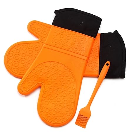 Guantes de Silicona,14 pulgadas antideslizantes Extra Largos ...