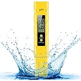 TDS/PPM/EC Meters for Hydroponics with 0-14 PH Measurement Range, 0.01 PH High Accuracy PH Reader for Water/Brewing/Food/Soil